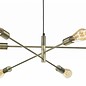 Alana - Sputnik Pendant - Antique Brass