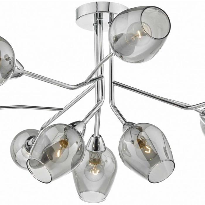 Eloise - Contemporary 9 Light Semi Flush