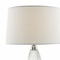 Lyla - Solid Crystal Table Lamp with Ivory Shade