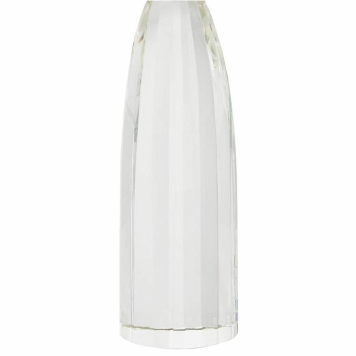 Lyla - Solid Crystal Table Lamp with Ivory Shade