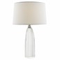 Lyla - Solid Crystal Table Lamp with Ivory Shade