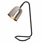 Ulrik - Hammered Nickel and Black Table Lamp