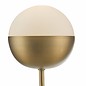 Curve - Aged Brass & Globe Wall Light