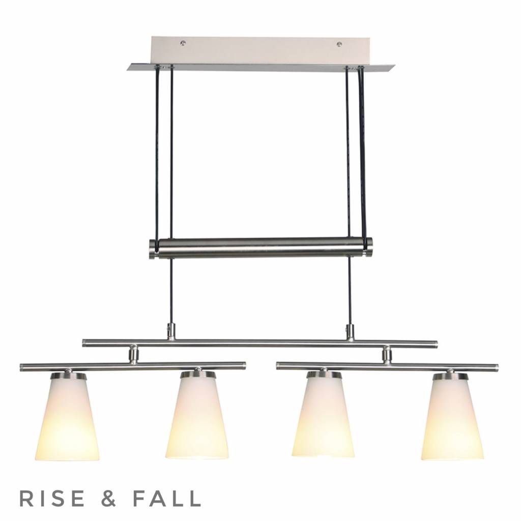 Rise Fall 4 Light Ceiling Fitting Lightbox