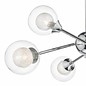 Zeka - 6 Light Semi Flush Fitting - Polished Chrome