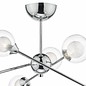 Zeka - 6 Light Semi Flush Fitting - Polished Chrome