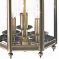 Classic Hall Lantern - Hexagonal Dual Mount Antique Brass Lantern