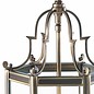 Classic Hall Lantern - Hexagonal Dual Mount Antique Brass Lantern