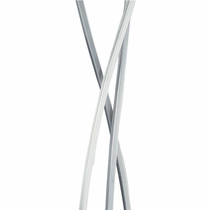 Minimalist Floor Lamp - Satin Chrome