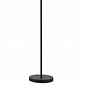 Ash - Black & Polished Chrome Floor Lamp