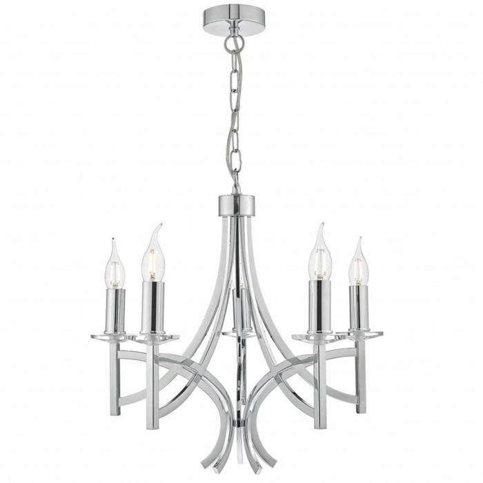 Lyon - Classic Chrome & Crystal Chandelier