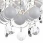 Cirrus - White Bauble & Crystal Flush Fitting