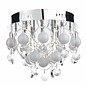 Cirrus - White Bauble & Crystal Flush Fitting