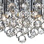 Crystal Flush Ceiling Light - Polished Chrome - Large