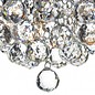 Crystal Flush Ceiling Light - Polished Chrome - Small