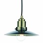 Industrial Bar 3 Light Fitting - Antique Brass/Black