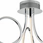 Tiro - LED Spirals Semi Flush Ceiling Light