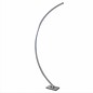 Curve - Ultra Modern LED Floor Lamp - Satin Silver