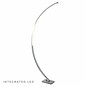 Curve - Ultra Modern LED Floor Lamp - Satin Silver