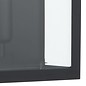 Notary - Modern Box Outdoor Wall Light - Black