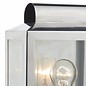 Notary - Modern Box Outdoor Wall Light - Polished Chrome