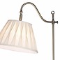 Surrey - Traditional Standard Lamp with Pinched Pleat Shade - Antique Brass