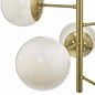 Bomba - Natural Brass & Opal Glass - 5 Light