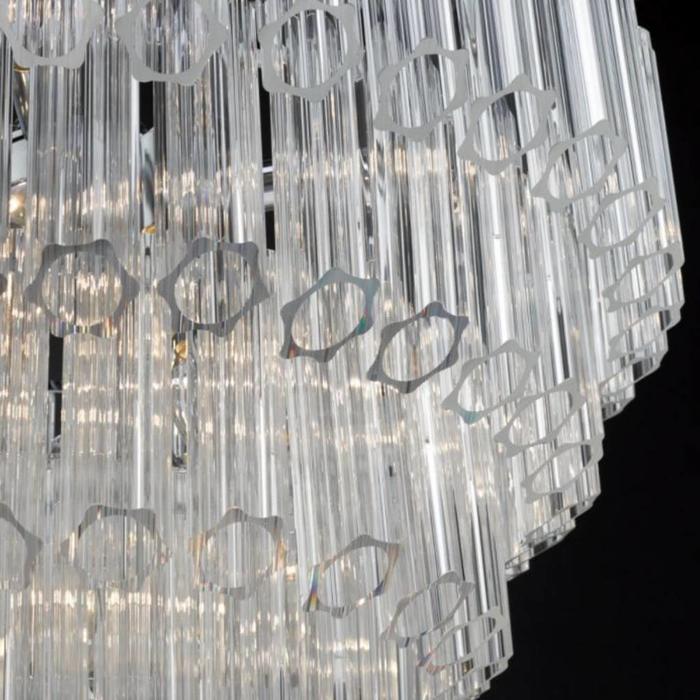 Tuvalu - Art Deco Crystal Feature Light