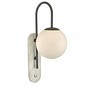 Deuce - Grey & Marble effect Wall Light - IP44 Bathroom