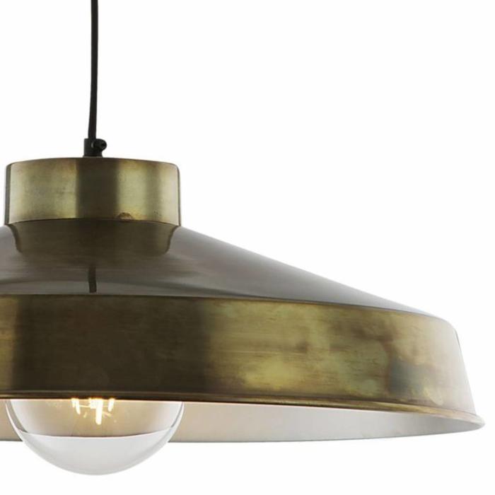 Kendrick - Aged Brass Industrial Pendant