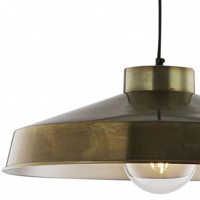 Kendrick - Aged Brass Industrial Pendant