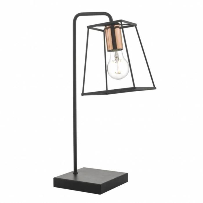 Towers - Black Cage Table Lamp