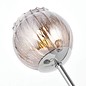 Aero - Smoked Glass 3 Light Semi Flush Fitting