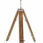 Teak Wood Tripod Floor Lamp - Base Only