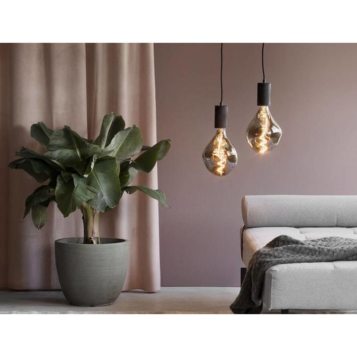 Organic - Giant Decorative LED Light Bulb - Titanium