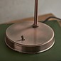 Industrial Glass Table/Desk Lamp - Antique Copper