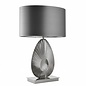 Delo - Decorative Table Lamp with Grey Oval Shade