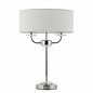 Frost - Modern Chandlier Table Lamp - Polished Chrome & Crystal