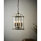 Lambet - Glass & Antique Brass Lantern - Large