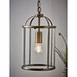 Lambet - Glass & Antique Brass Lantern - Small