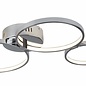 Cyber - Flush Modern LED Rings Ceiling Fitting - Polished Chrome