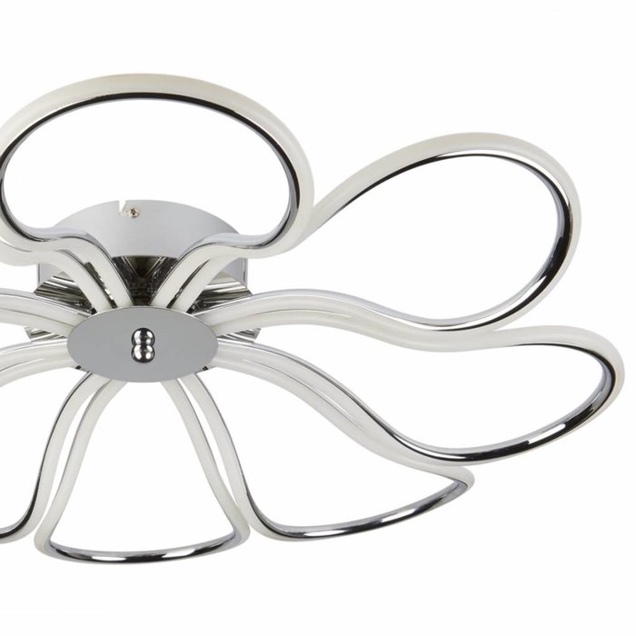 Petal - Large Flush LED Ceiling Fitting - Polished Chrome