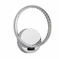 Realto - Crystal covered LED  Ring Wall Light - Polished Chrome