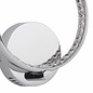 Realto - Crystal covered LED  Ring Wall Light - Polished Chrome