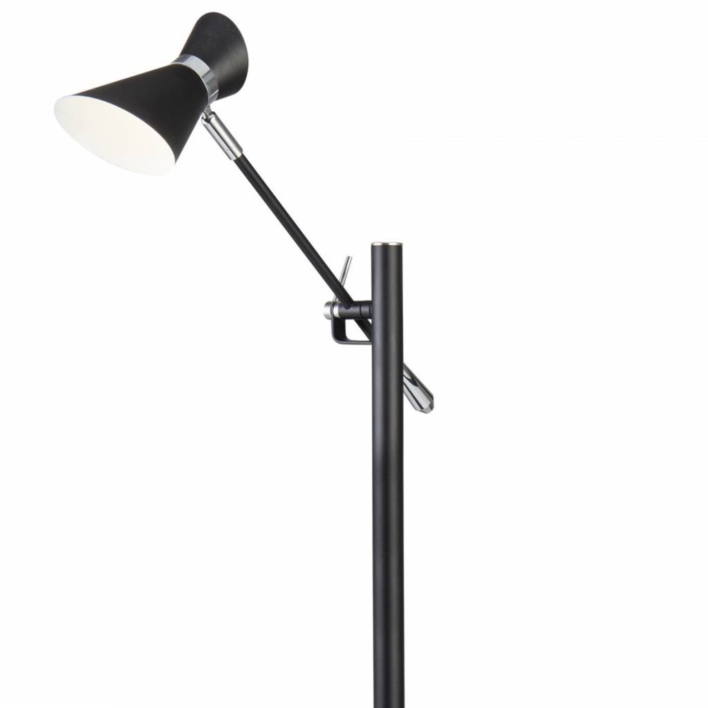 Angelo Adjustable Led Spotlight Desk Lamp Matt Black Chrome Lightbox