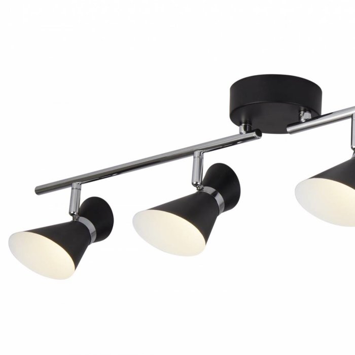 Angelo - Adjustable LED 4 Bar Spotlight - Black & Chrome