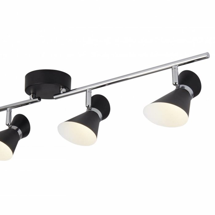 Angelo - Adjustable LED 4 Bar Spotlight - Black & Chrome