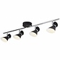 Angelo - Adjustable LED 4 Bar Spotlight - Black & Chrome