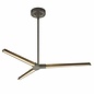 Rotary - Modern Bronze LED 3 Light Ceiling Fitting