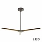 Rotary - Modern Bronze LED 3 Light Ceiling Fitting